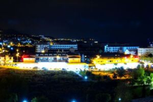 Noční výhled z pokoje